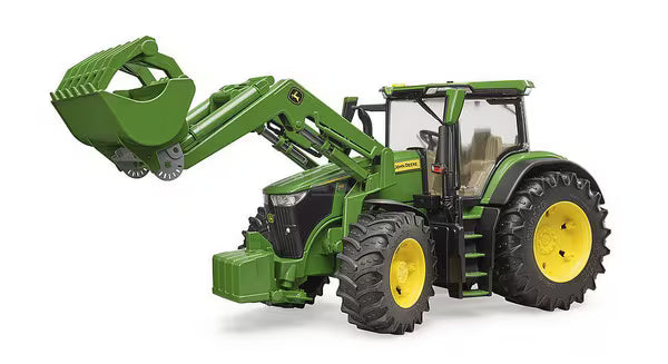 Bruder John Deere 7R med frontlæsser