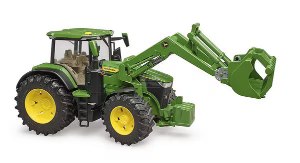 Bruder John Deere 7R med frontlæsser