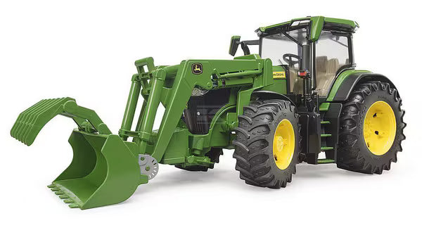 Bruder John Deere 7R med frontlæsser