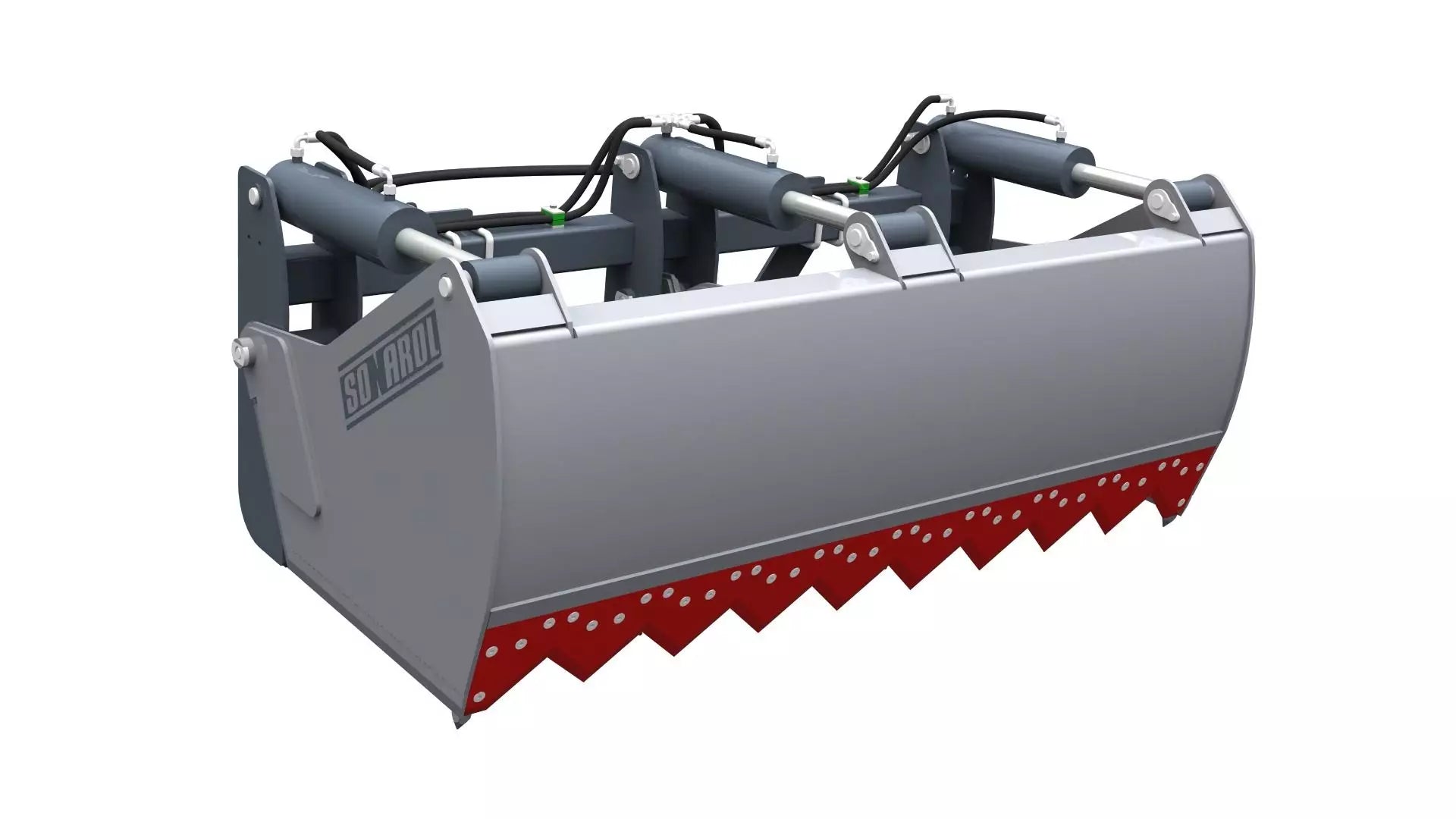 Ensilageskæreklo 1400-2000mm med Euro Beslag