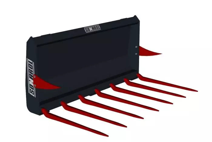 Gødningsgreb 1250-2400mm med Euro Beslag