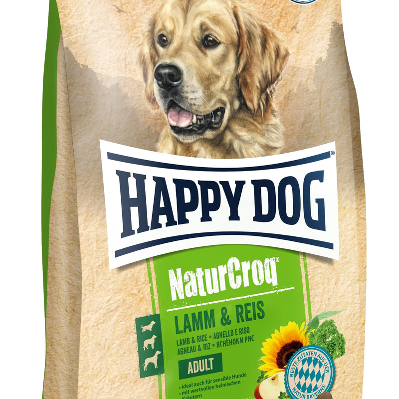 Happy Dog NaturCroq Lam og Ris fra Happy Dog - AV - Larsen