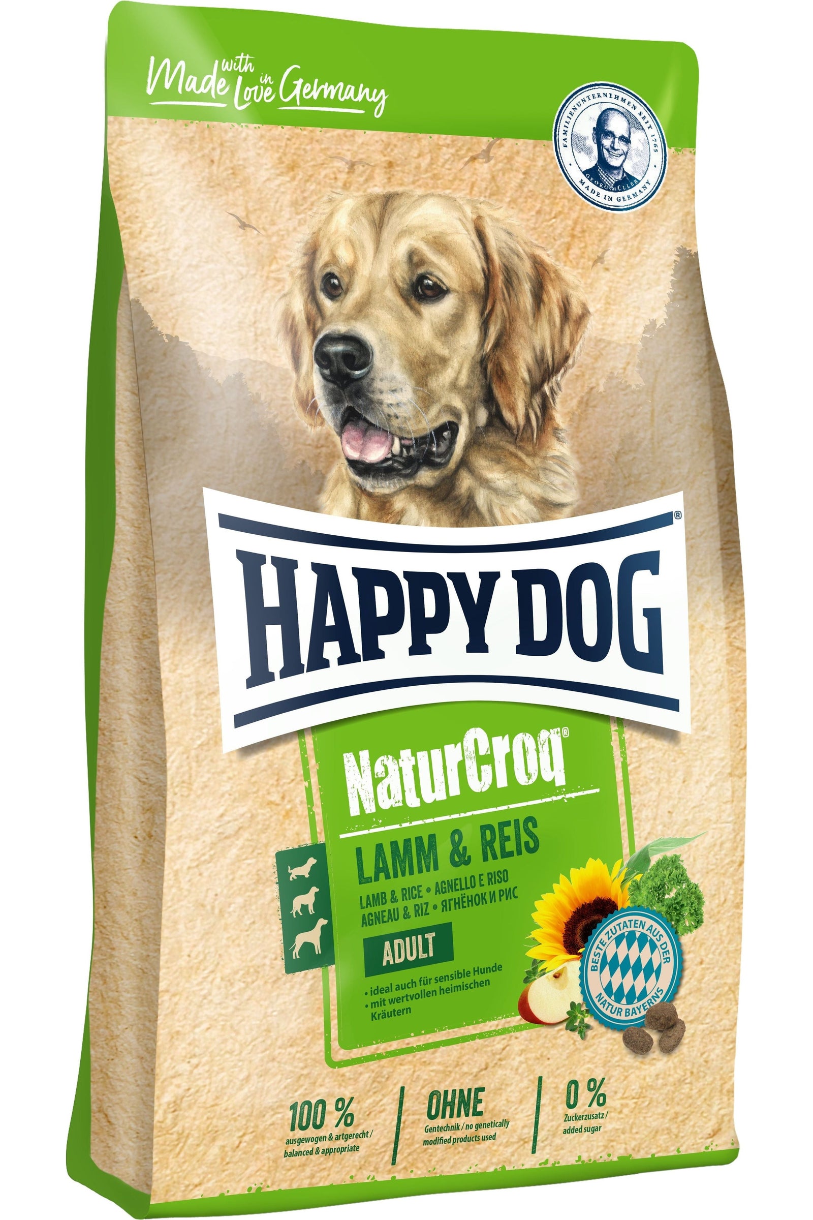 Happy Dog NaturCroq Lam og Ris fra Happy Dog - AV - Larsen