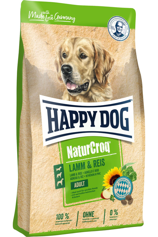 Happy Dog NaturCroq Lam og Ris fra Happy Dog - AV - Larsen