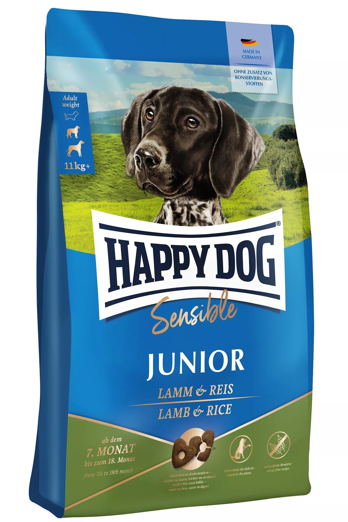 Happy Dog Sensible Junior Lam og ris fra Happy Dog - AV - Larsen