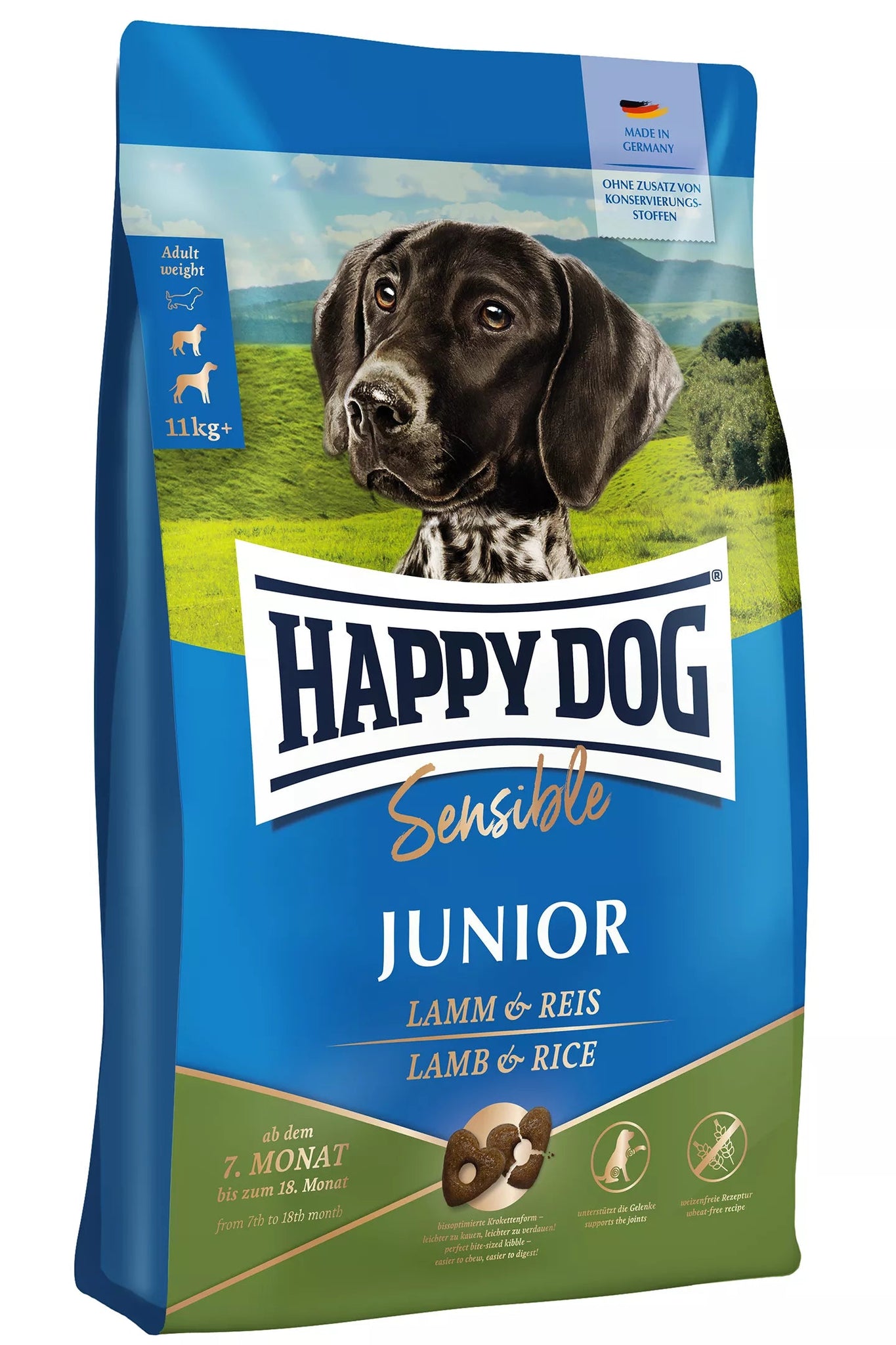 Happy Dog Sensible Junior Lam og ris - AV-Larsen