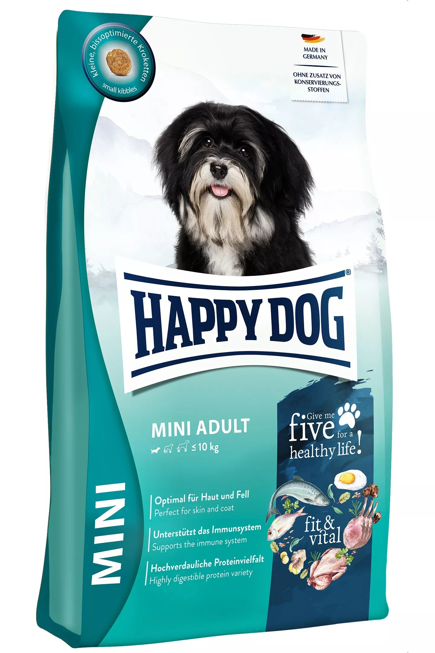 HappyDog Mini Adult F&T 4 kg - AV-Larsen